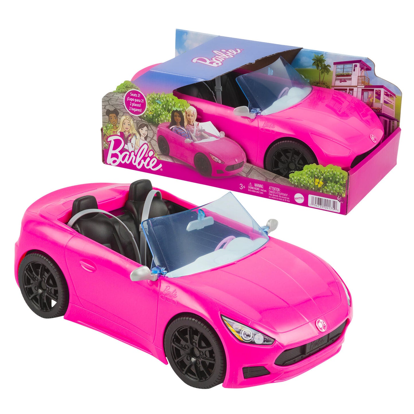 Barbie Pink Convertible Car