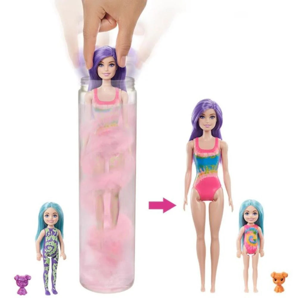 Barbie Color Reveal Tie Dye Fashion Maker with 50+ Surprises Playset