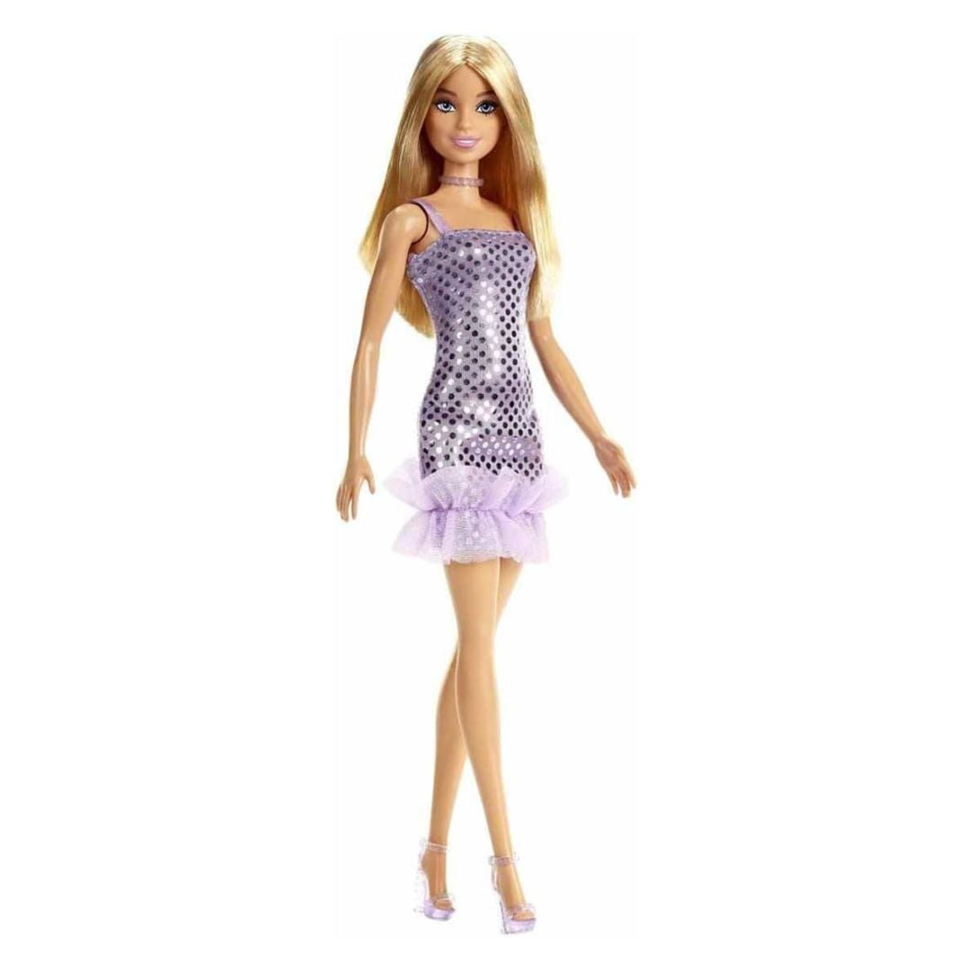 Barbie In A Purple Polka Dot Dress Doll