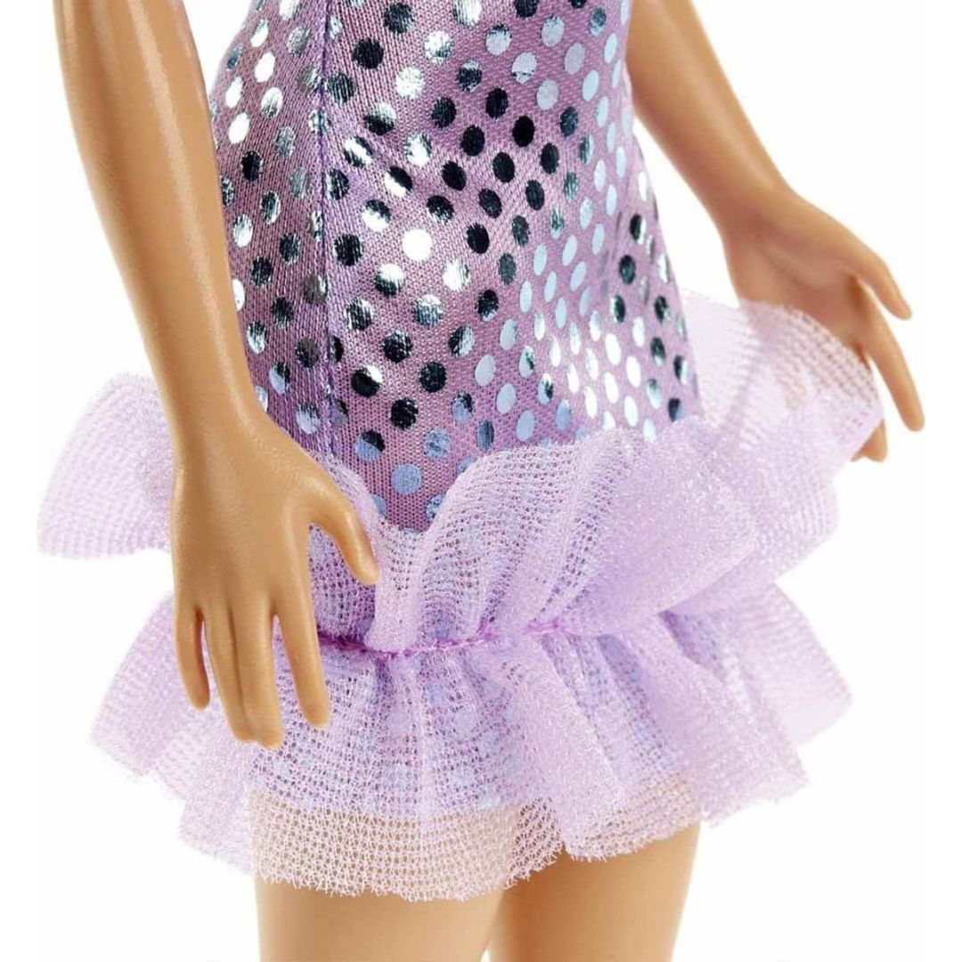 Barbie In A Purple Polka Dot Dress Doll