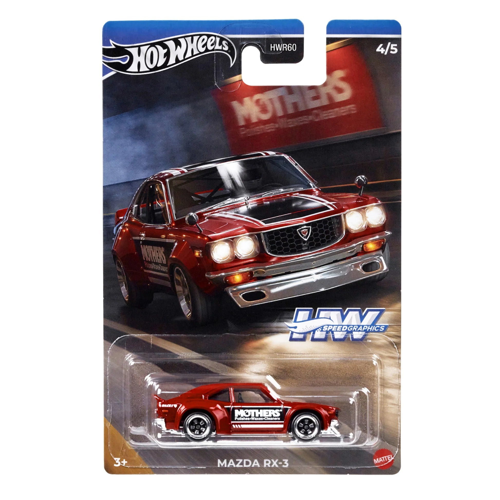 Hot Wheels Speed Graphics 2024 - Mazda RX-3 Mothers