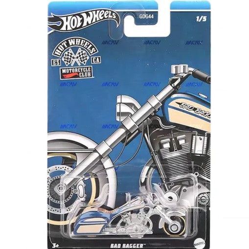 Hot Wheels Automotive 2024 Themed - Motorcycle Club - Bad Bagger