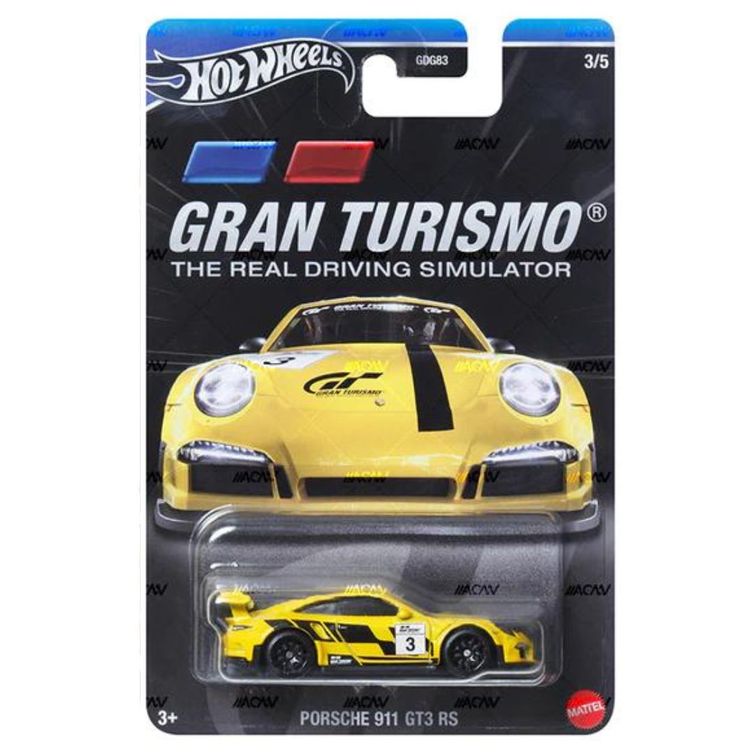 Hot Wheels GranTurismo Porsche 911 GT3 RS 3/5