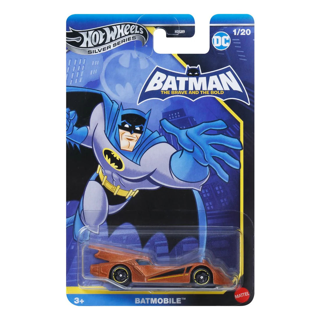Hot Wheels Silver Series 2025 Batman Themed - Batmobile