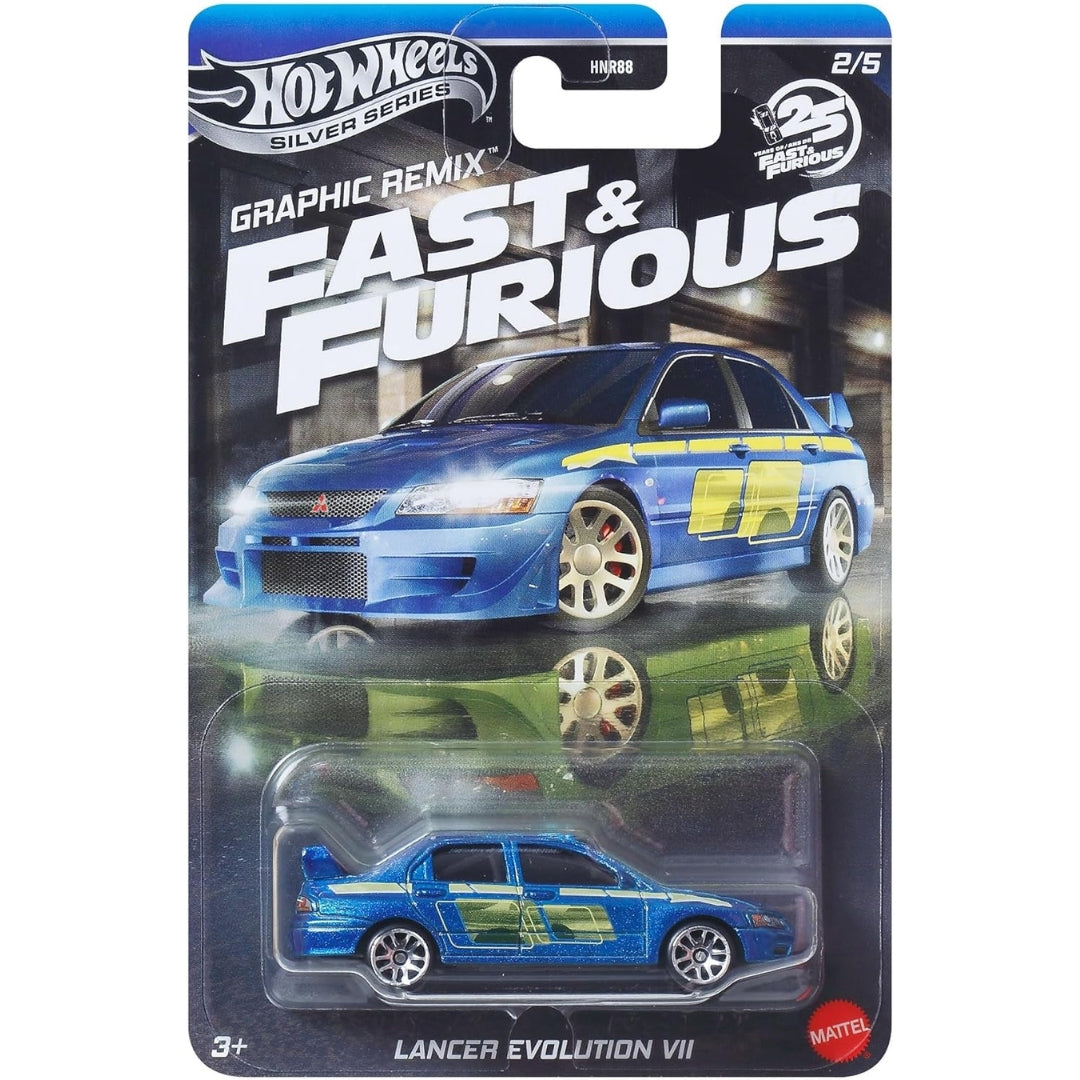 Hot Wheels Silver Series - Fast & Furious - Graphic Remix - Lancer Evolution VII