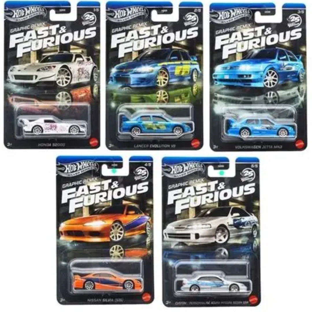 Hot Wheels Silver Series - Fast & Furious - Graphic Remix - Honda 52000