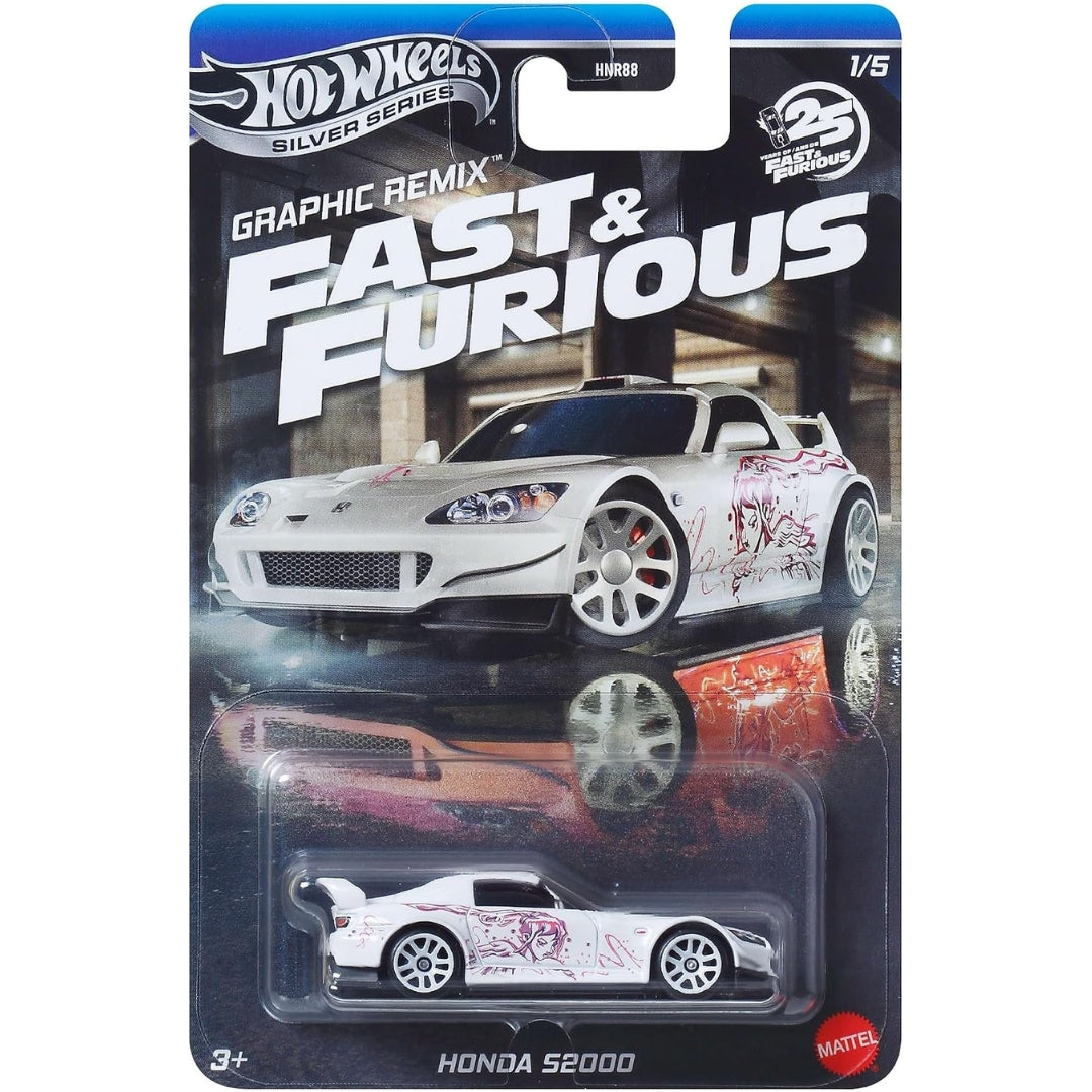 Hot Wheels Silver Series - Fast & Furious - Graphic Remix - Honda 52000
