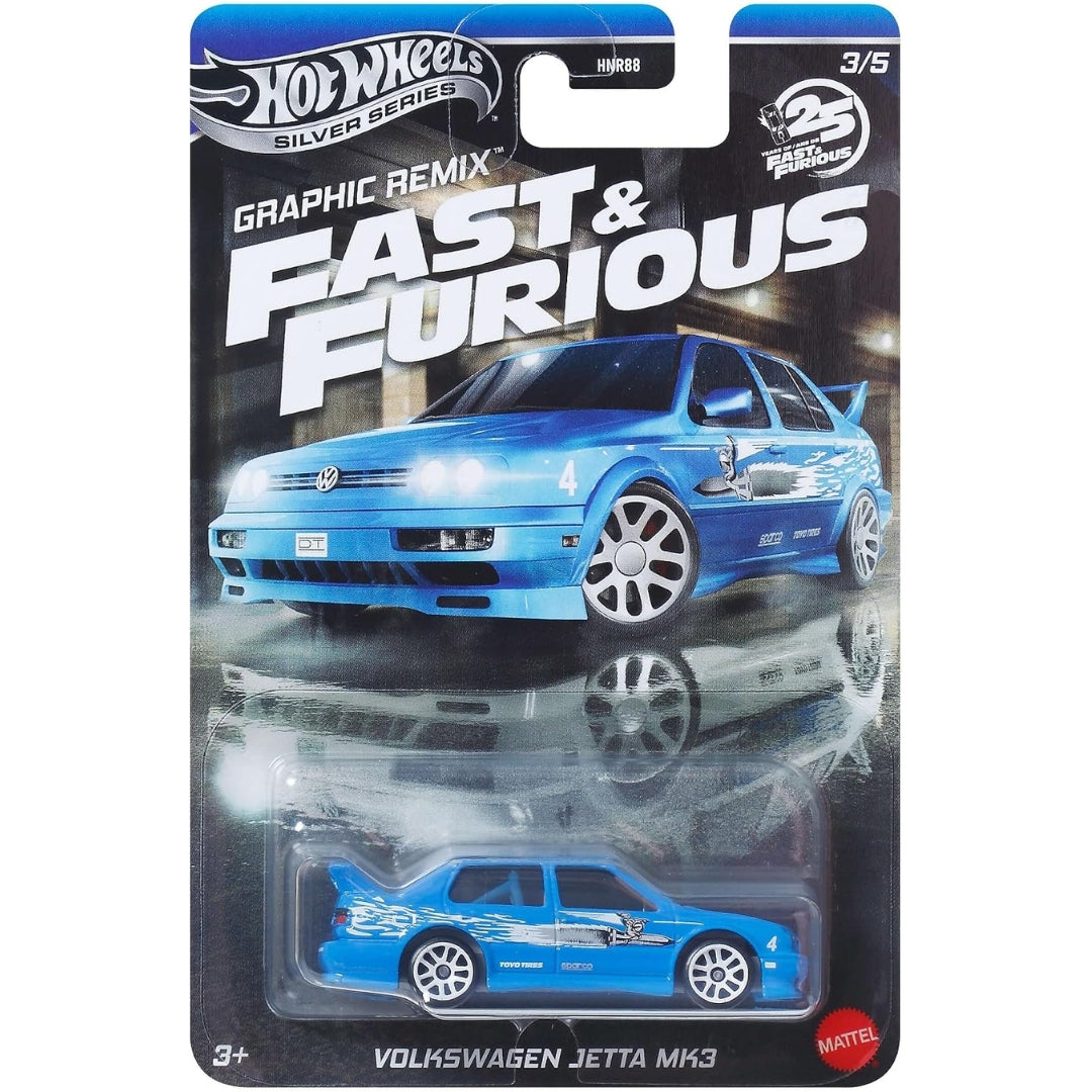 Hot Wheels Silver Series - Fast & Furious - Graphic Remix - Volkswagen Jetta MK3
