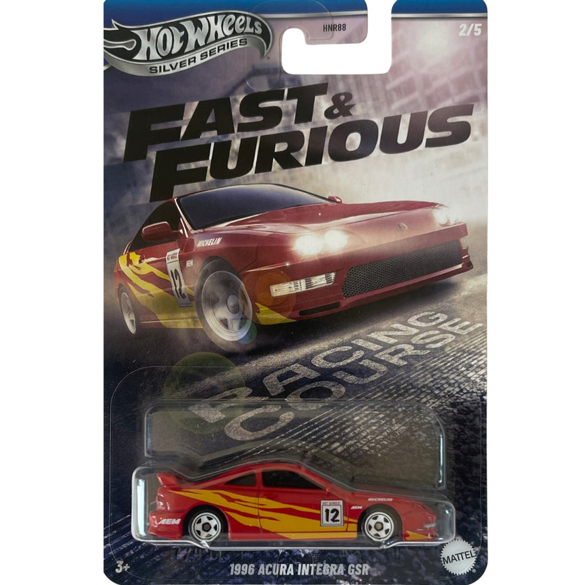 Hot Wheels Silver Series - Fast & Furious - Racing Course - 1996 Acura Integra GSR