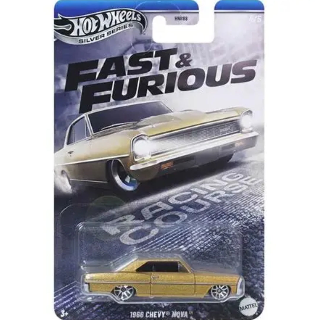 Hot Wheels Silver Series - Fast & Furious - Racing Course - 1966 Chevy Nova