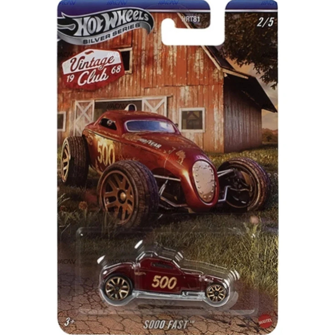 Hot Wheels Silver Series 2026 - Vintage Club - Sooo Fast