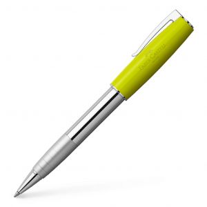 Faber-Castell Loom Metallic Rollerball Pen M Black Ink - Lime
