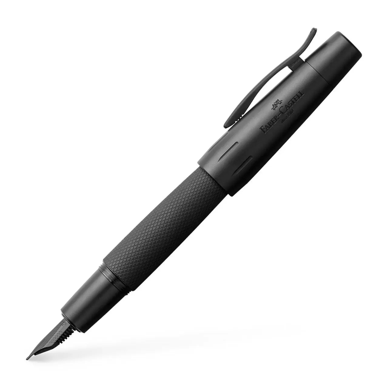 Faber-Castell E-Motion Pure Black Fountain Pen M Black Ink