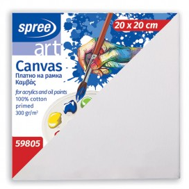 Spree Square Canvas 100% Cotton 300gsm - Various Sizes