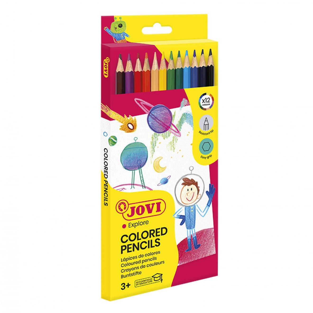 Jovi Explore Coloured Pencils A Pack Of 12pcs