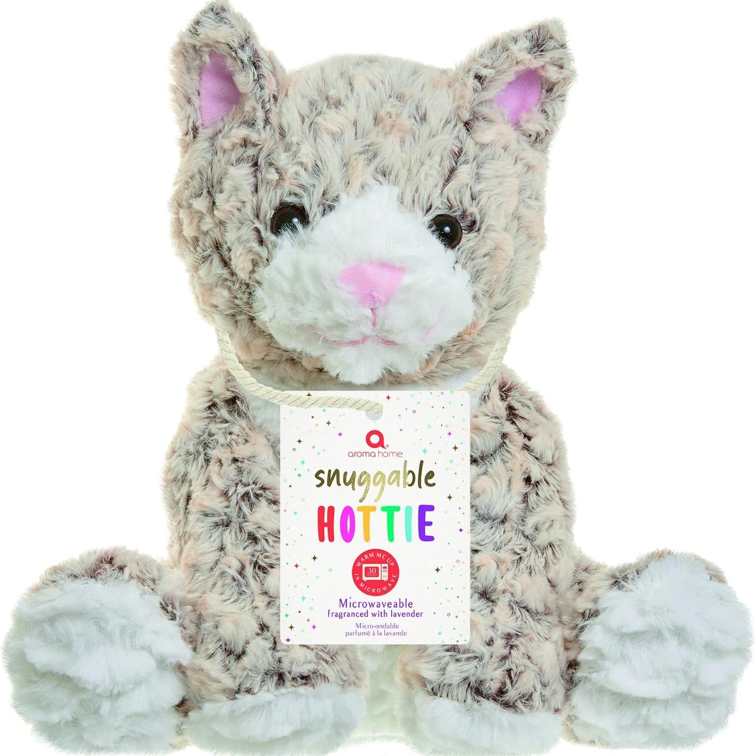 Snuggable Hottie Microwaveable Fragranced With Lavender - Cat 30cm