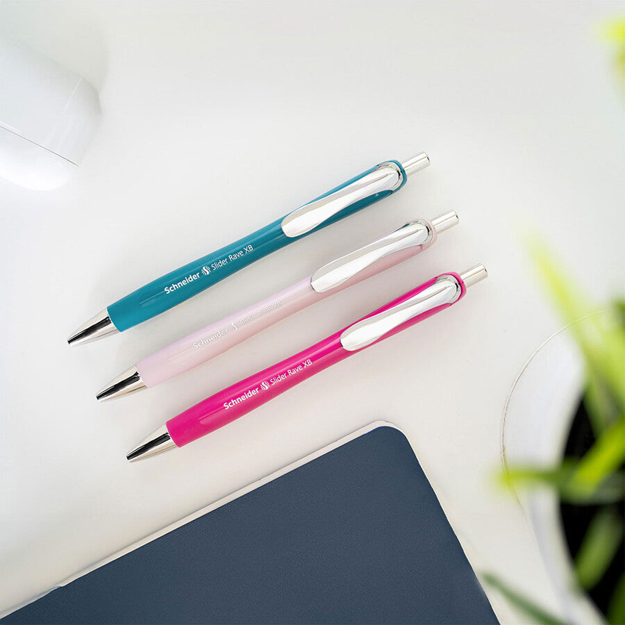 Schneider Ballpoint Pen XB - Pearl Slider Rave - Various Colours