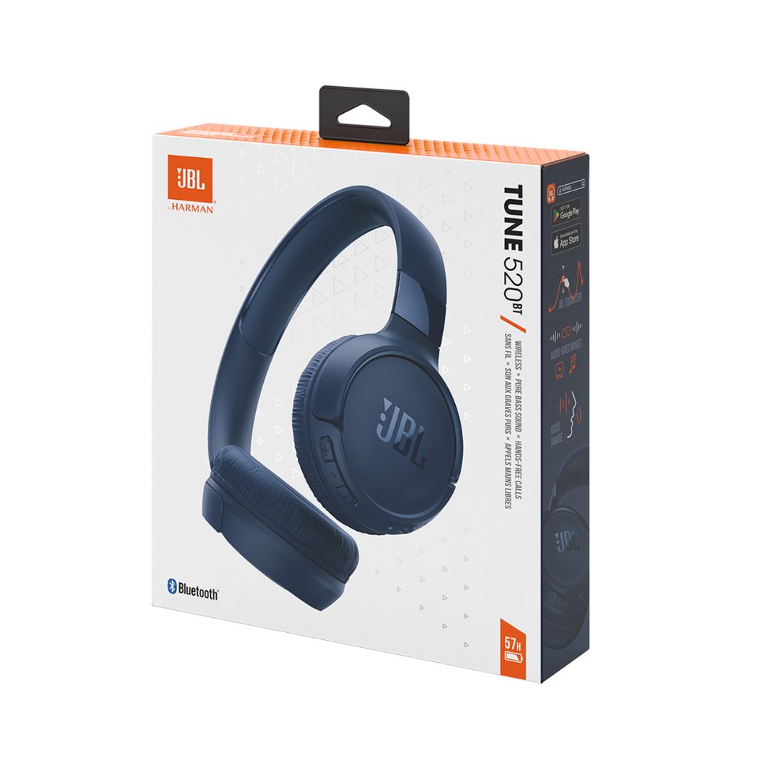 JBL Tune520bt Wireless Headphones - Blue