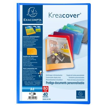 A4 Exacompta Display Book 40p x 1pc Assortment