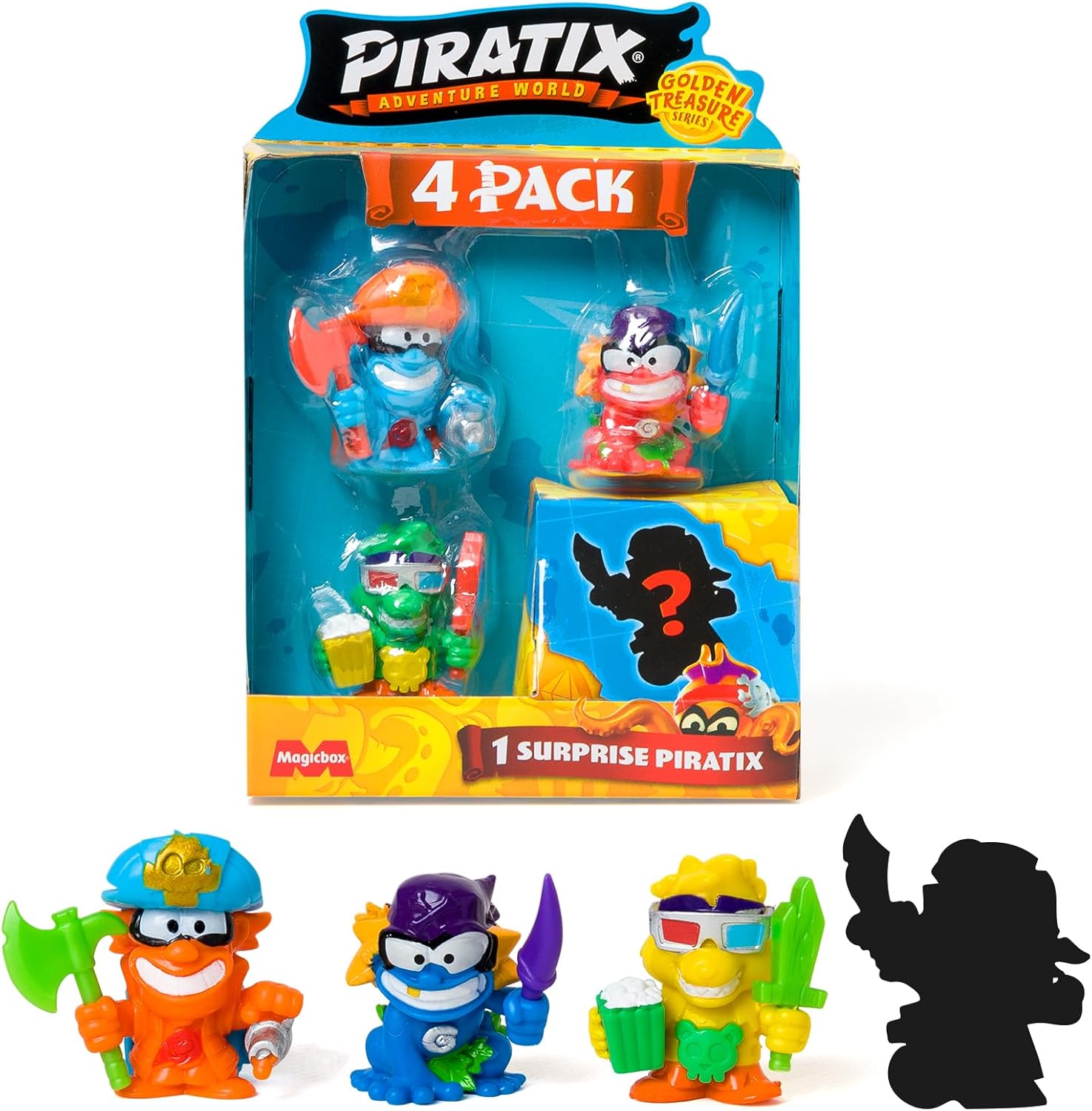 Piratix Golden Treasure Series 4 Pack