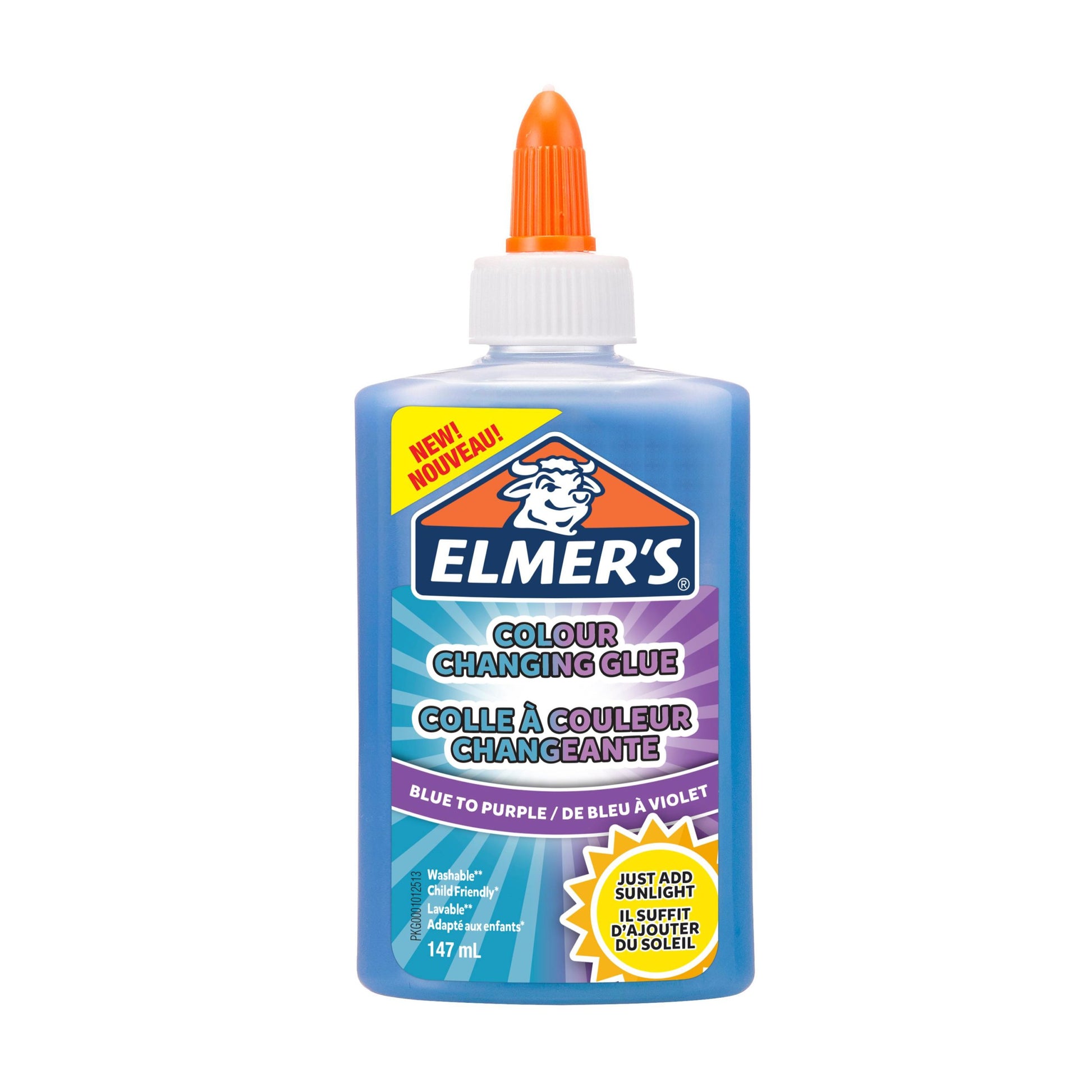 Elmer's Colour Changing PVA Glue 147ml - Blue To Purple