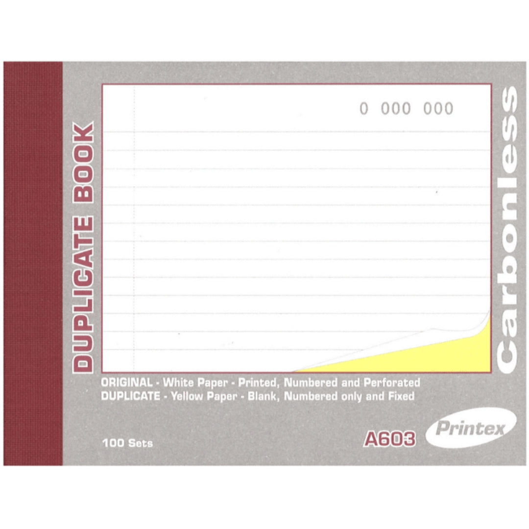 A6 Printex Duplicate Book - A603