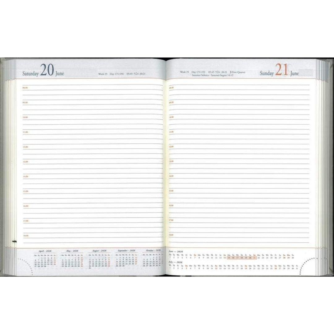 A5 Annual Diary Day Per Page - 2027 - Tucson x 1pc Assortment