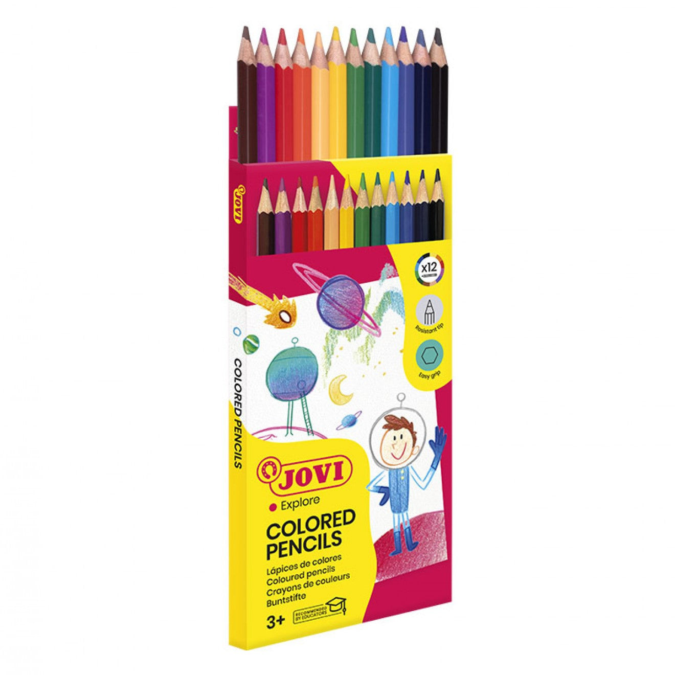 Jovi Explore Coloured Pencils A Pack Of 12pcs