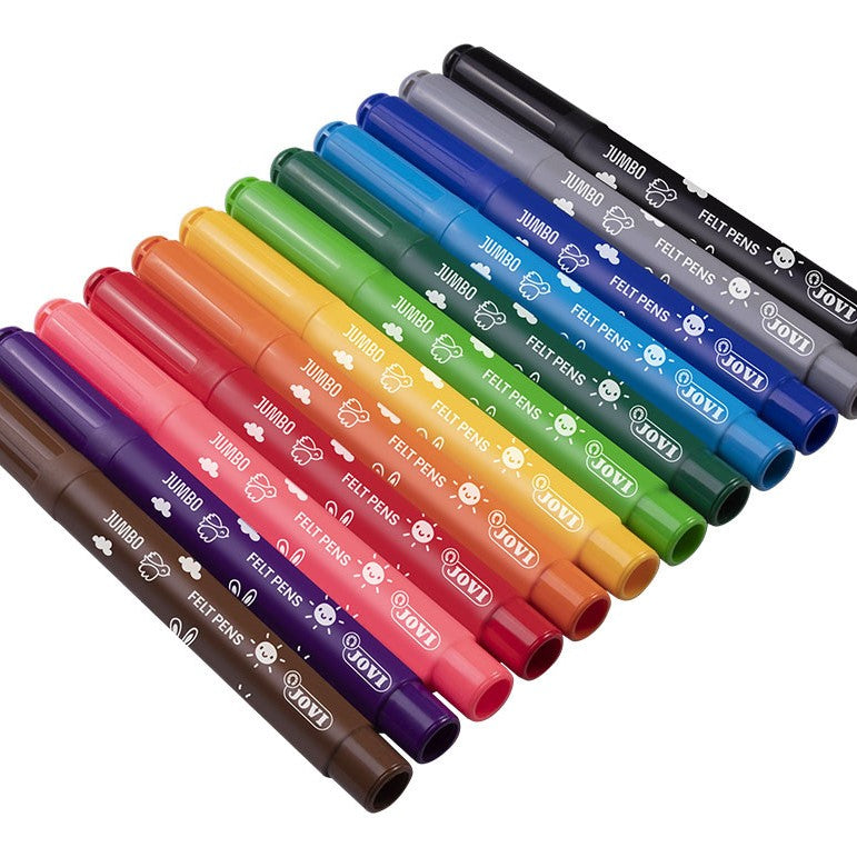 Jovi Jumbo Felt Pens x 1pc Assortment – Charlie's