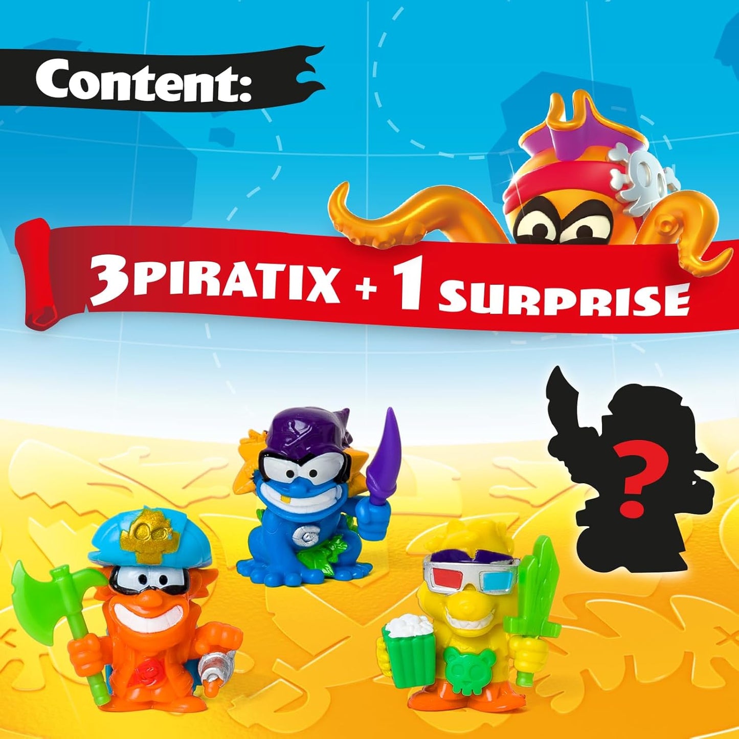 Piratix Golden Treasure Series 4 Pack
