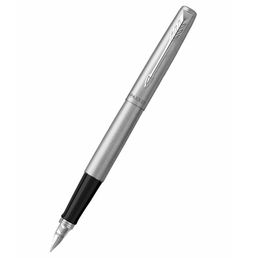 Parker Jotter Fountain Pen with Stainless Steel Chrome Trim Finish