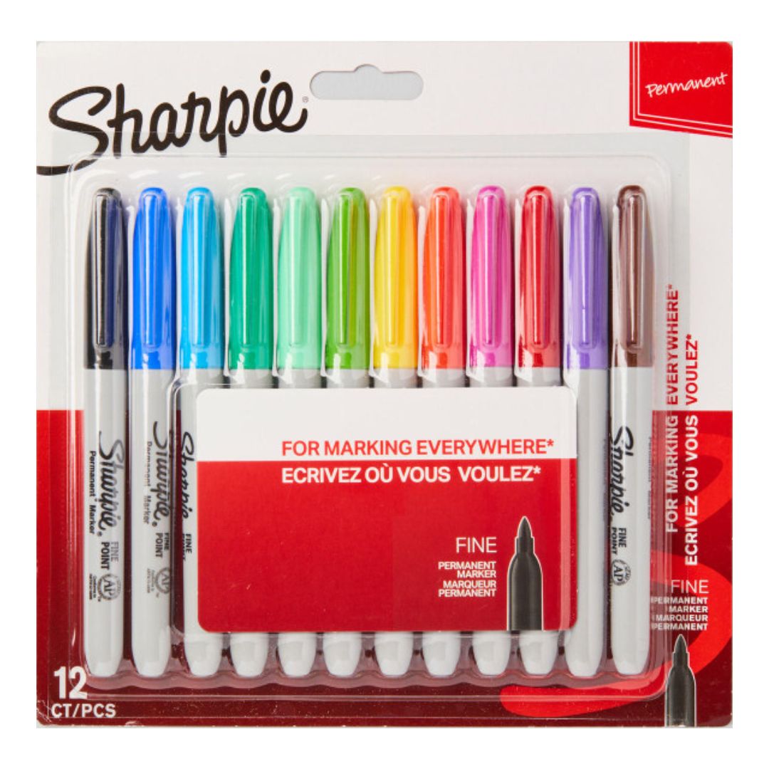 Sharpie Fine Point Permanent Marker A Set Of 12pcs