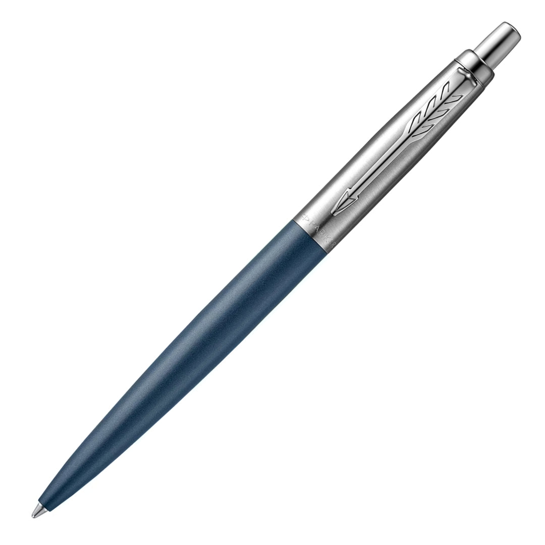 Parker Jotter XL Ballpoint Pen M Blue Ink - Matte Blue & Chrome Trim