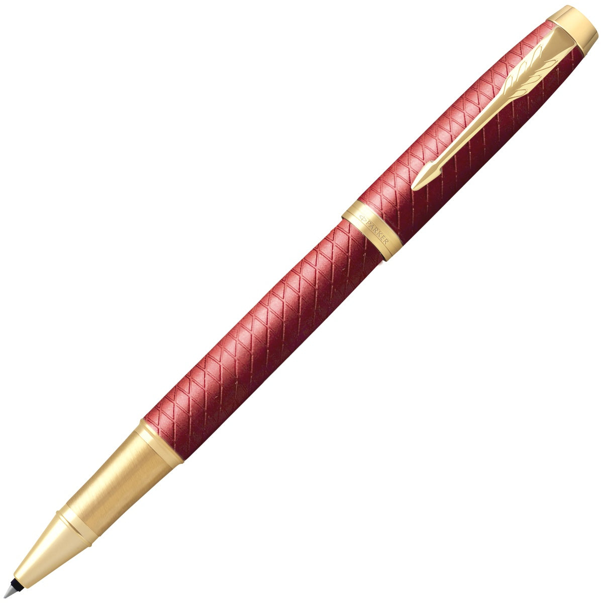 Parker IM Premium Red Gold Trim Rollerball