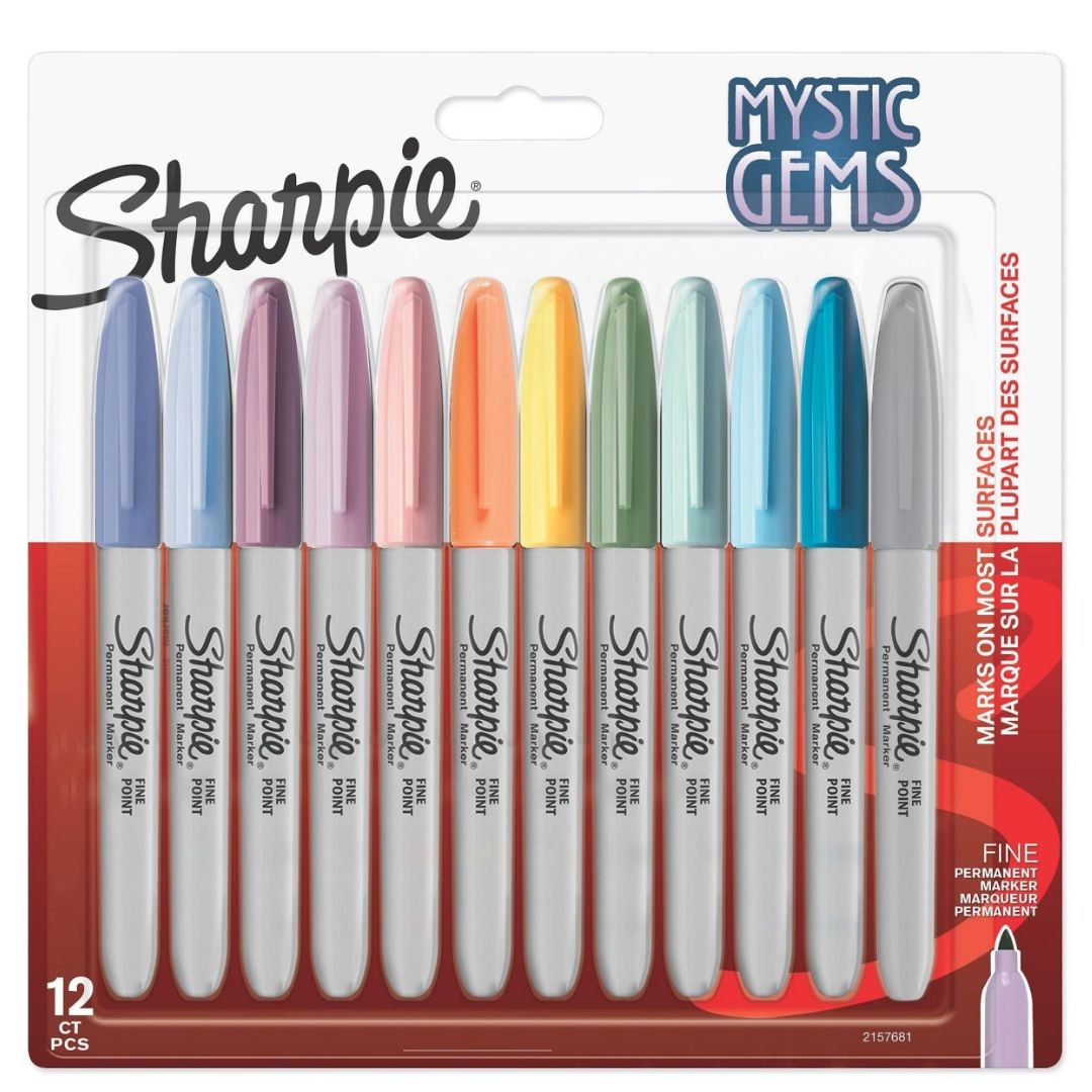 Sharpie Permanent Markers Mystic Gem 12 pcs