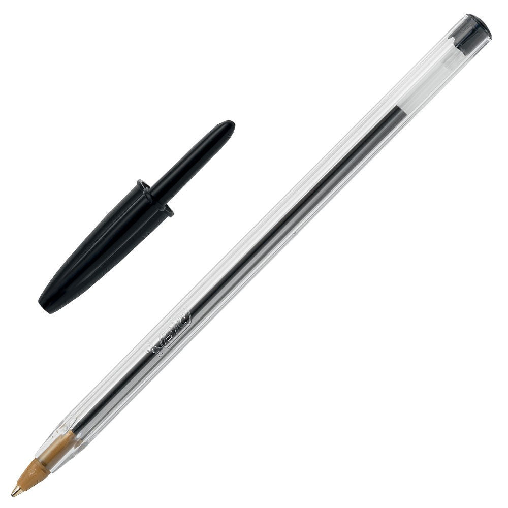 Bic Cristal Ballpoint Pen Medium Black Ink