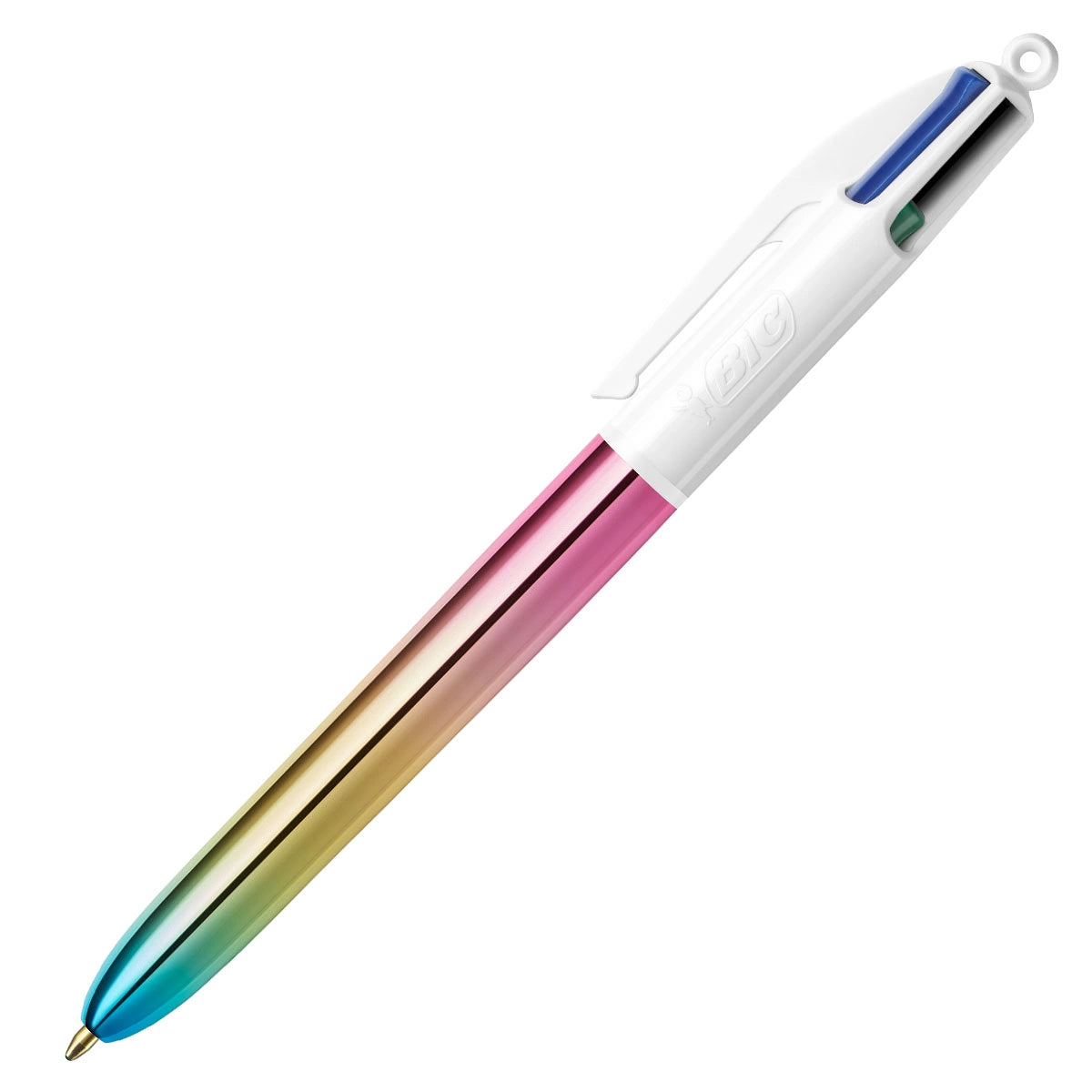 Bic Ballpoint Pen 4 Colours 1.0mm - Metallic Gradient