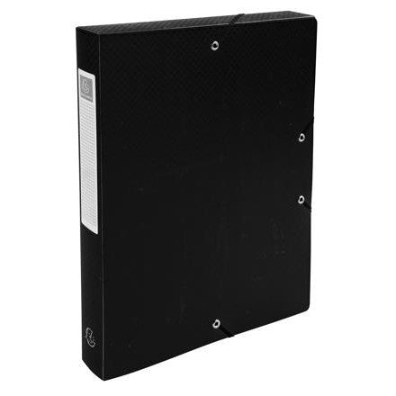 A4 Exacompta Soft Box File 40mm Spine - Black