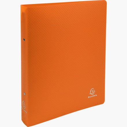 A4 Exacompta Plastic Ring File 40mm - Orange