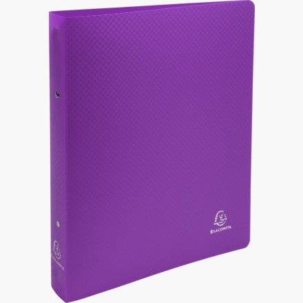 A4 Exacompta Plastic Ring File 40mm - Purple