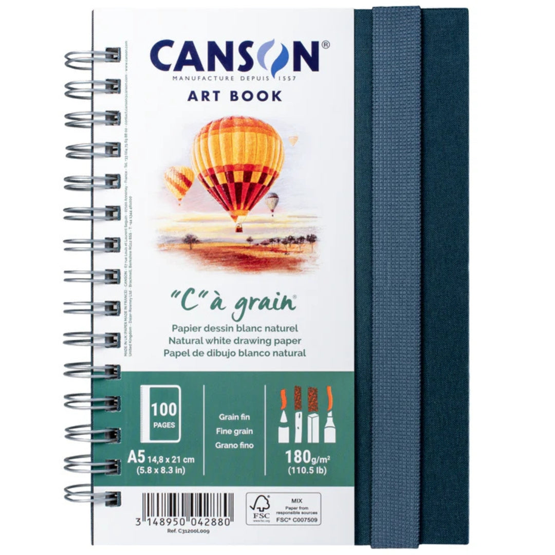 A5 Canson "C" A Grain Art Book 180gsm 100pgs