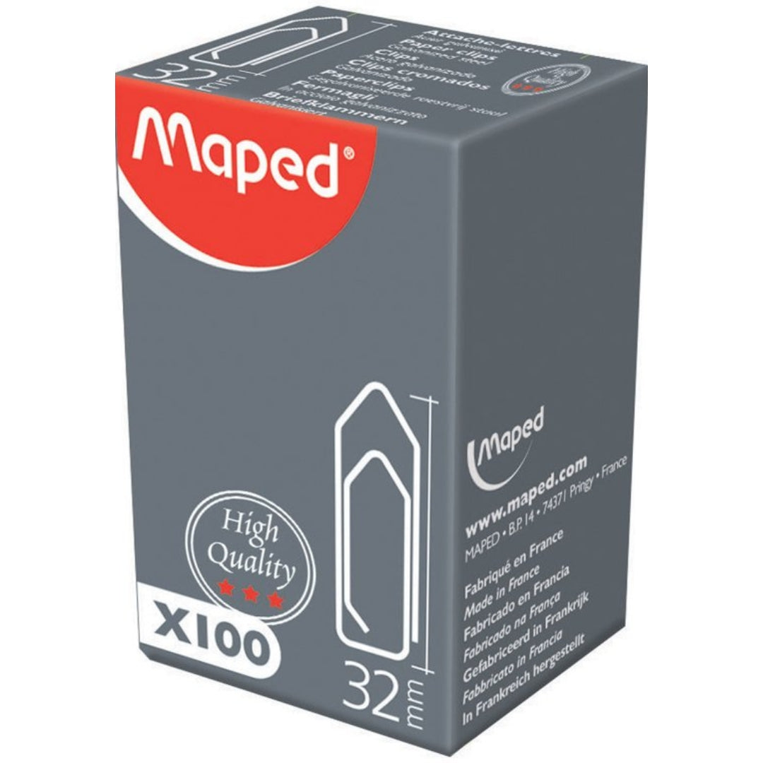 Maped - Paper Clip A Pack Of 100pcs - 32mm