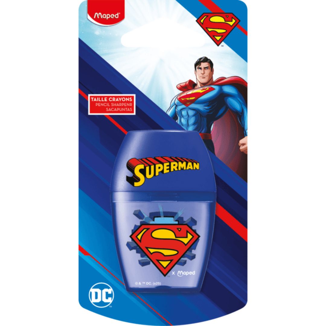 Maped 1-Hole Pencil Sharpener - Superman