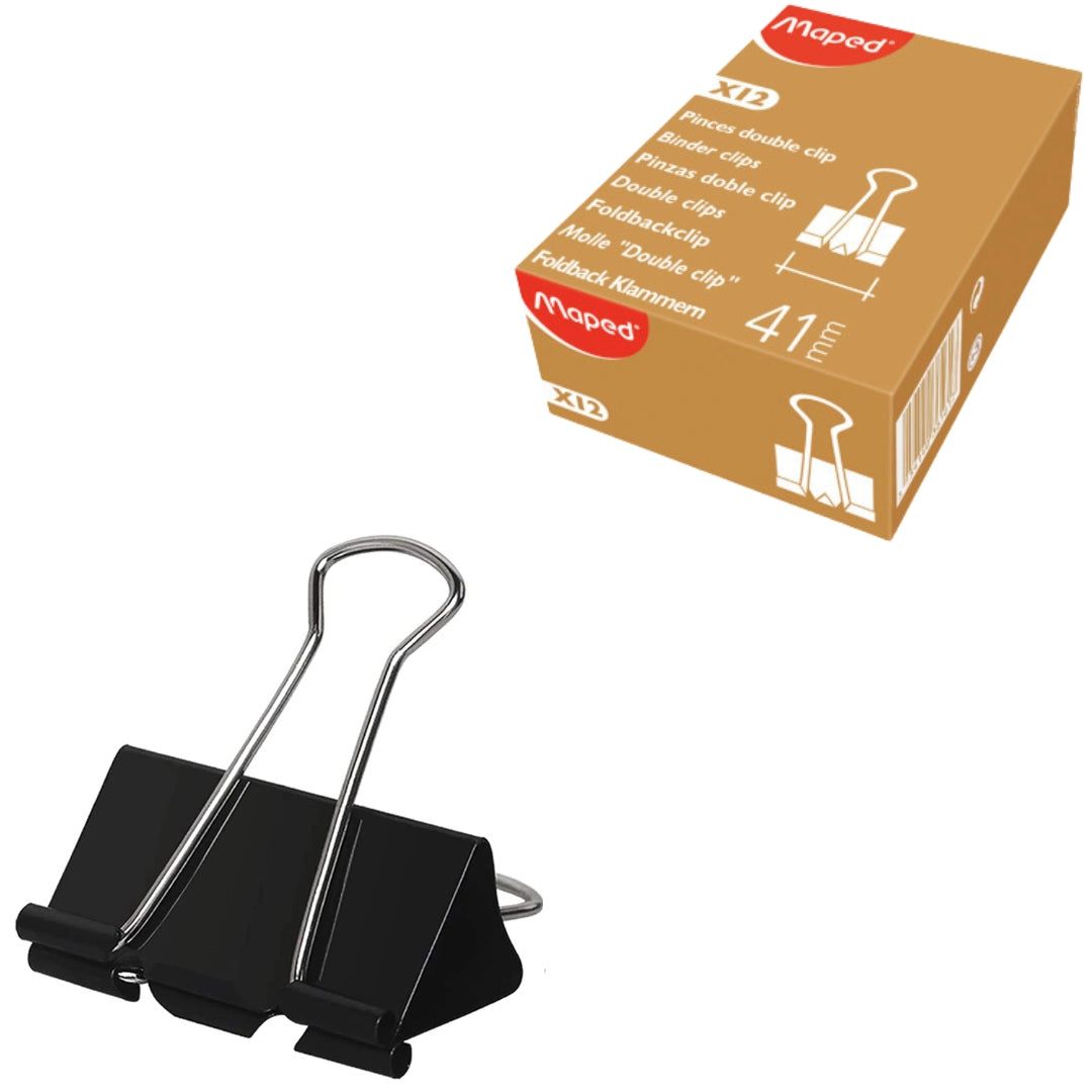 Maped - Binder Clip A Pack Of 12pcs - 41mm