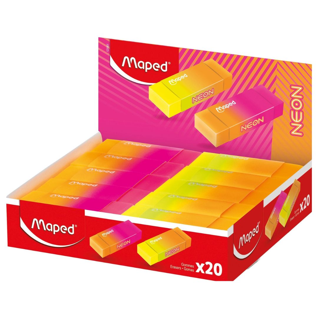 Maped Neon Eraser x 1pc Assortment