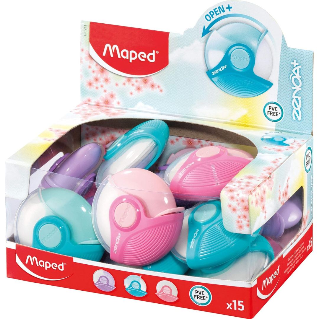 Maped Zenoa Pastel Eraser x 1pc Assortment