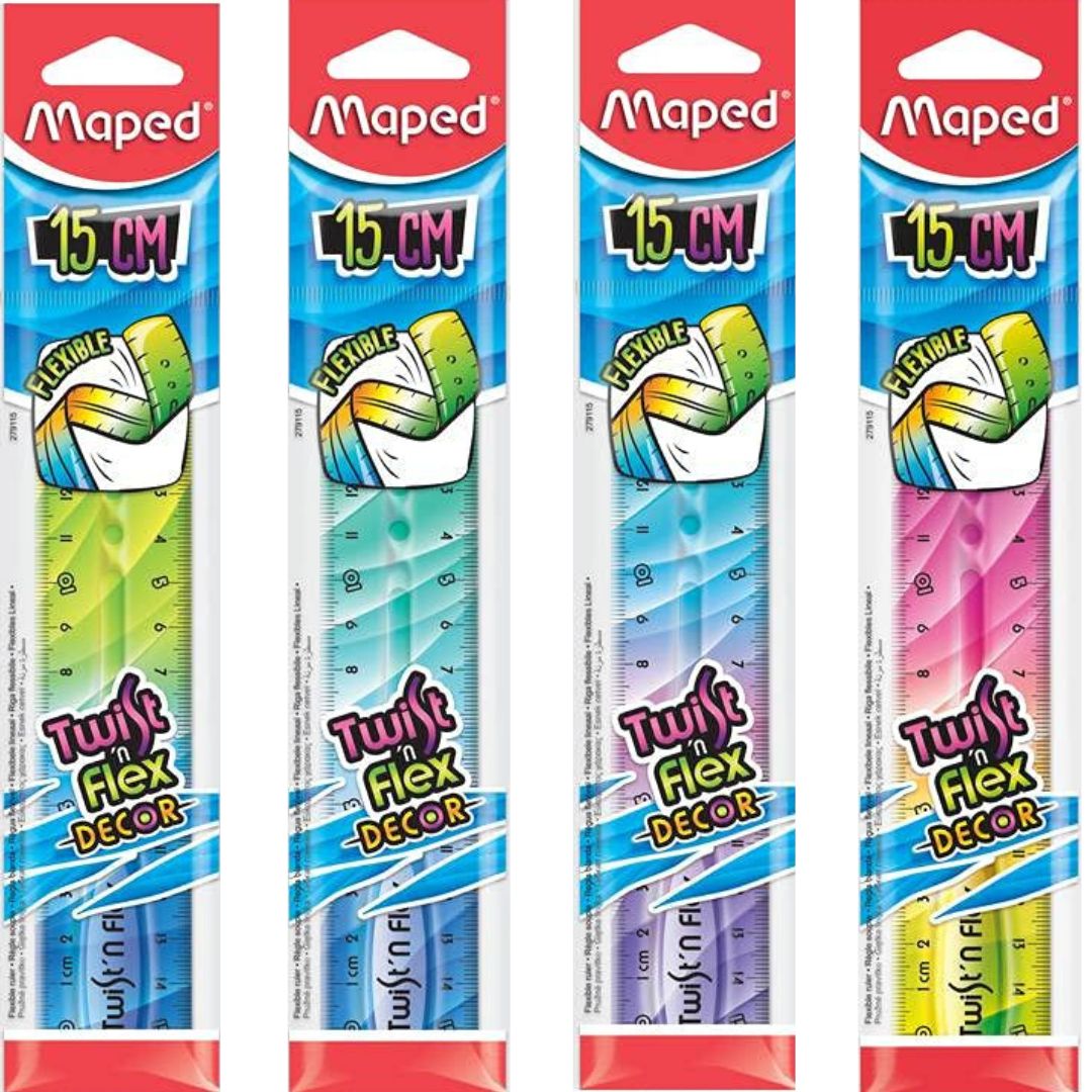 Maped Twist And Flex Decor Flexible Ruler 15cm