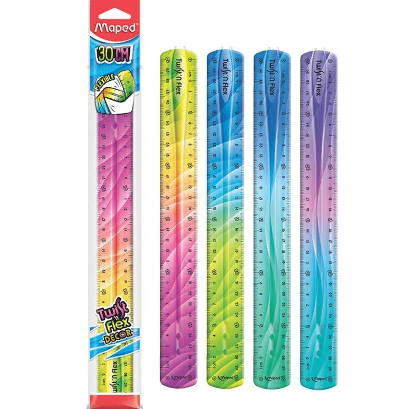 Maped - Twist 'n Flex Decor - Flexible Ruler - 30cm x 1pc Assortment