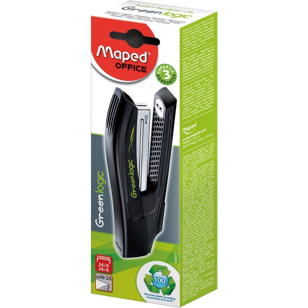 Maped Office Greenlogic Stapler 26/6 - 24/6