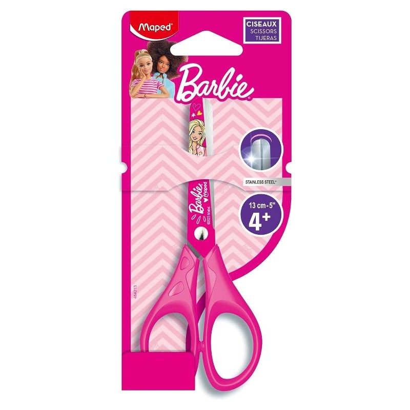 Maped Stainless Steel Scissors Barbie 13cm 4+